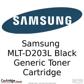 Samsung MLT-D203L Black Compatible Toner Cartridge - Alternate Brand, A-S-MLT-D203L-BK