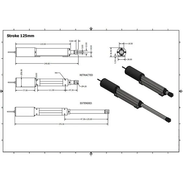 Silent Micro Linear Actuator