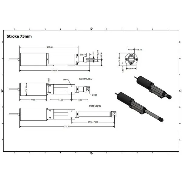 Silent Micro Linear Actuator