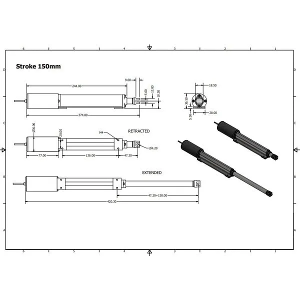 Silent Micro Linear Actuator