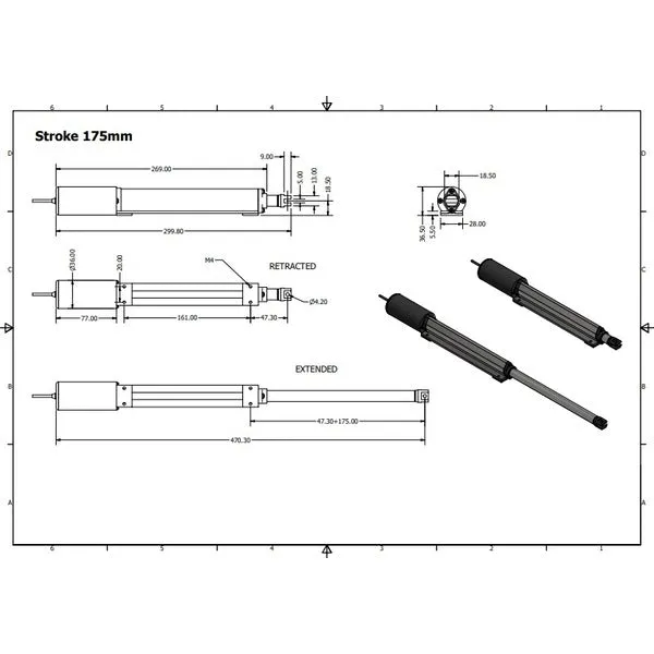 Silent Micro Linear Actuator