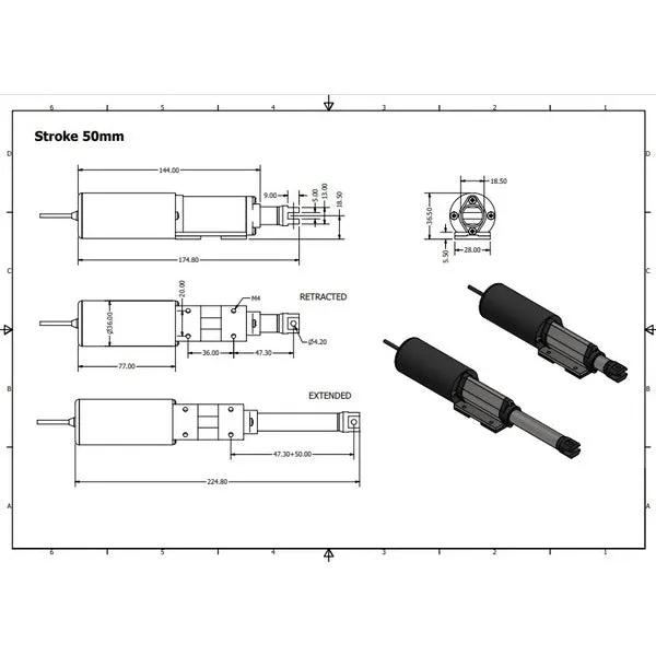 Silent Micro Linear Actuator