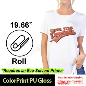 Siser ColorPrint PU Gloss 19.66" Roll (Yard)