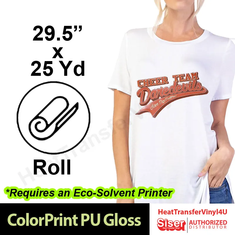 Siser ColorPrint PU Gloss 29.5" x 25 Yards