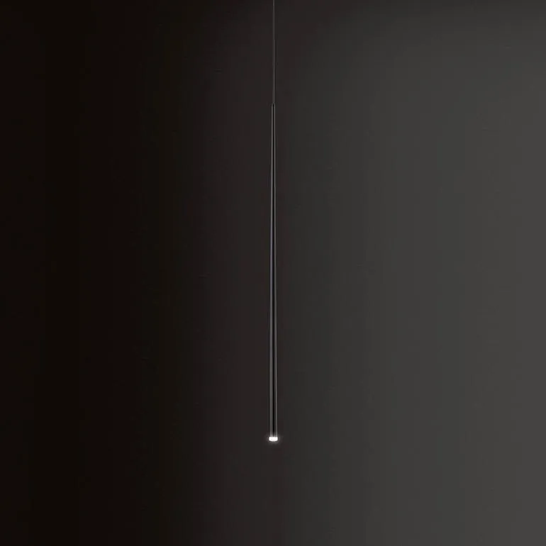 Slim 4 LEDs Pendant White Lacquer Fiber 0917