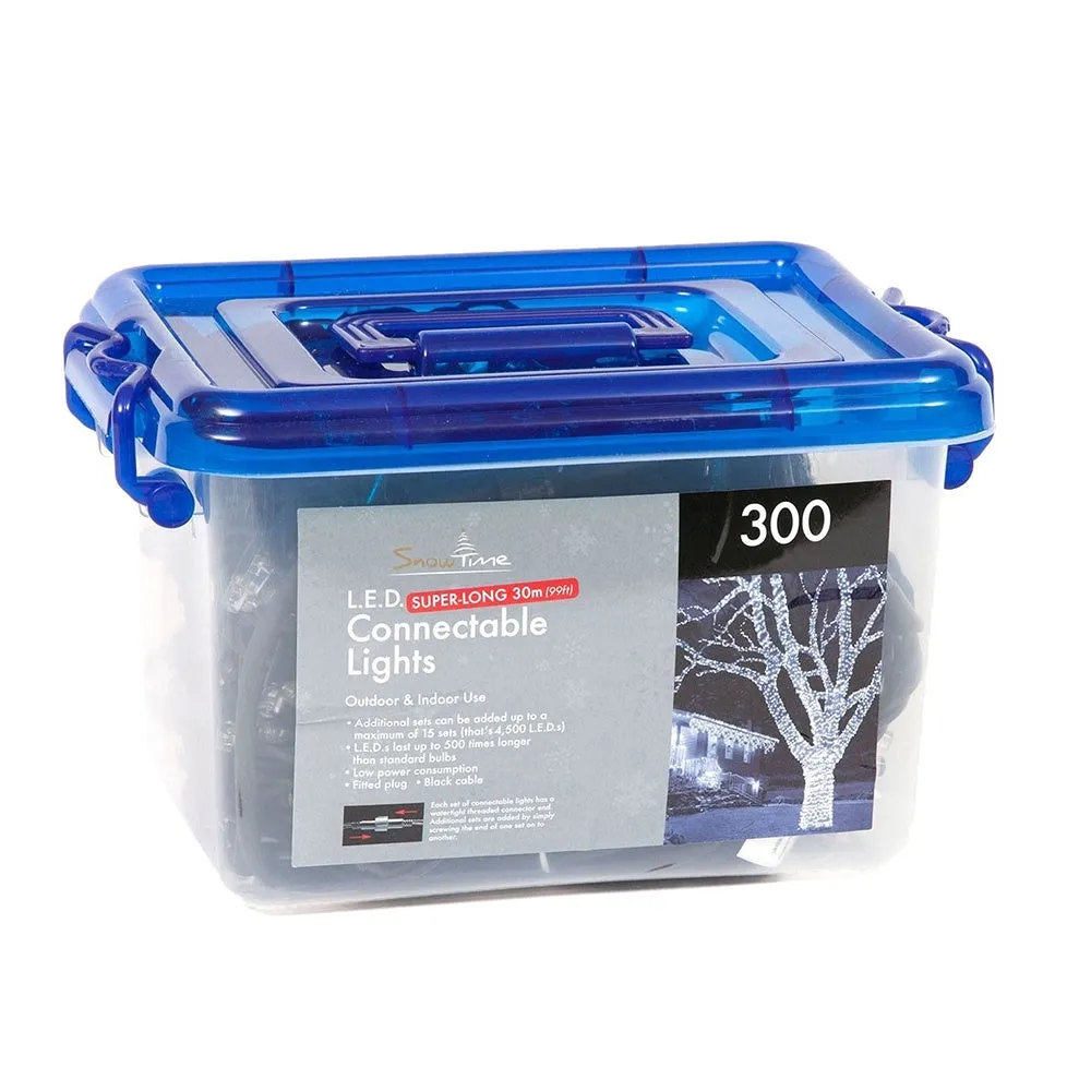 Snowtime 300 Connectable LED Lights - Ice White