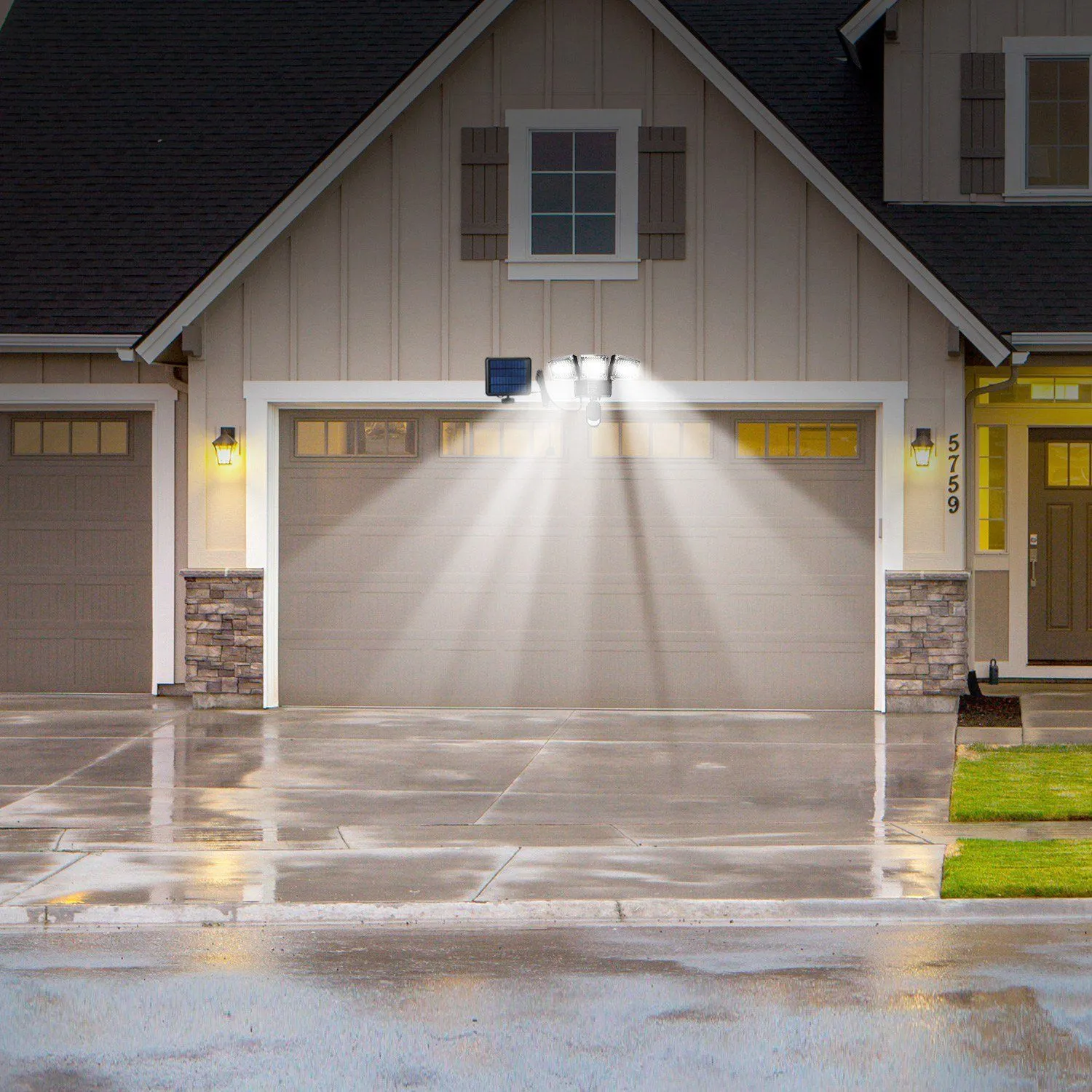 Solar Lights Outdoor 188 LEDs