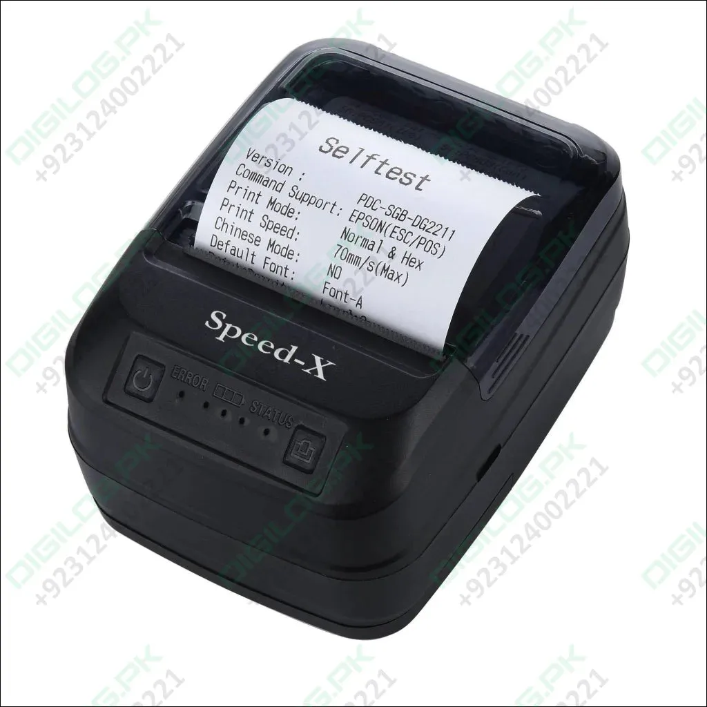 Speed-x Bt450m Mini Portable Bluetooth usb Printer 58mm