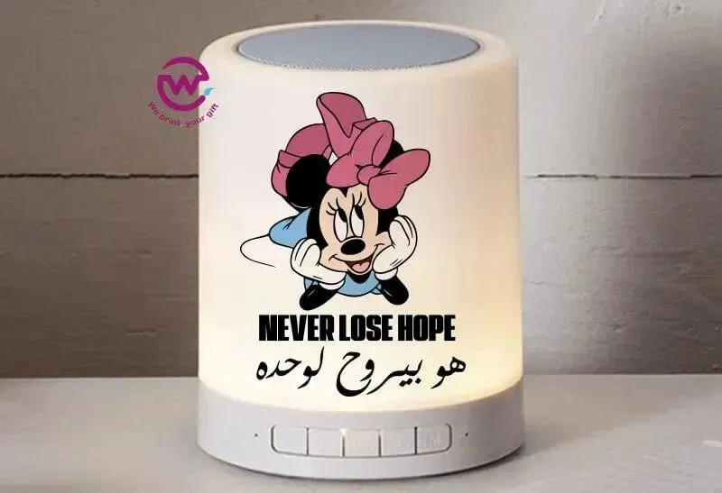 Touch-Lamp speaker- comic-A