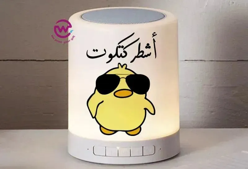 Touch-Lamp speaker- comic-A