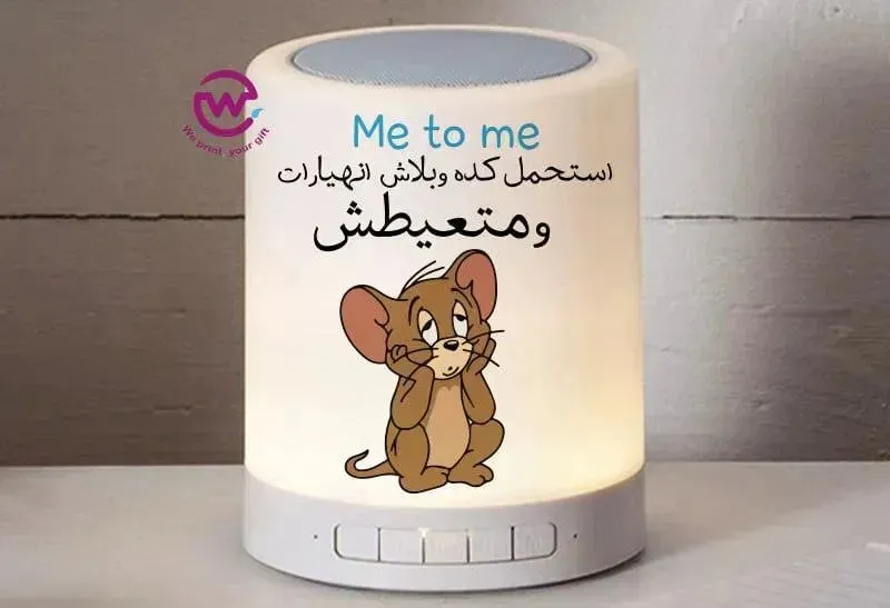 Touch-Lamp speaker- comic-A