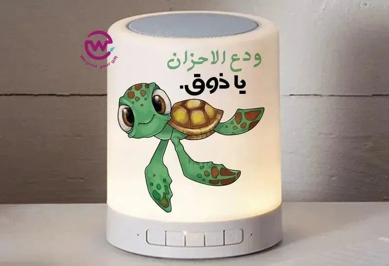 Touch-Lamp speaker- comic-A