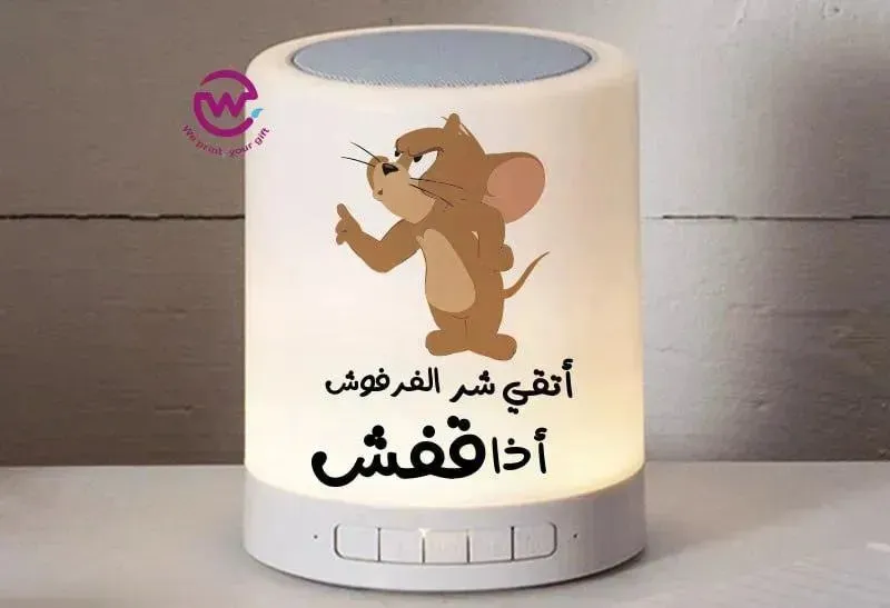 Touch-Lamp speaker- comic-A