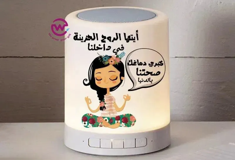 Touch-Lamp speaker- comic-A