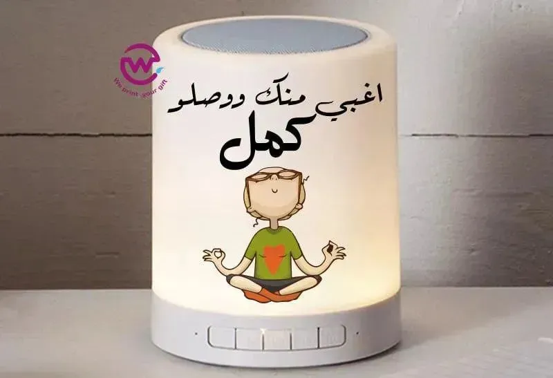 Touch-Lamp speaker- comic-A
