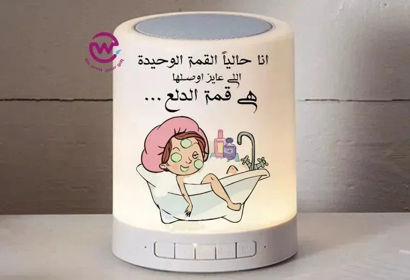 Touch-Lamp speaker- comic-A