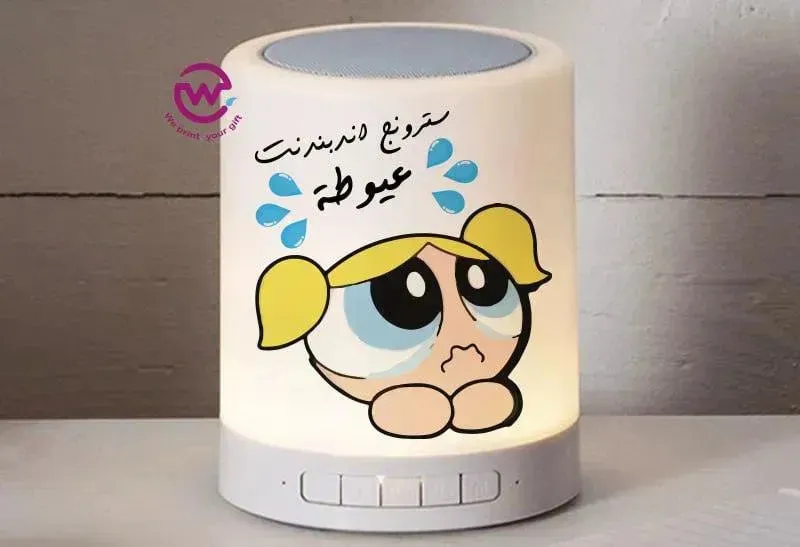 Touch-Lamp speaker- comic-A