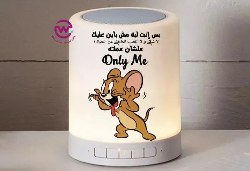 Touch-Lamp speaker- comic-B