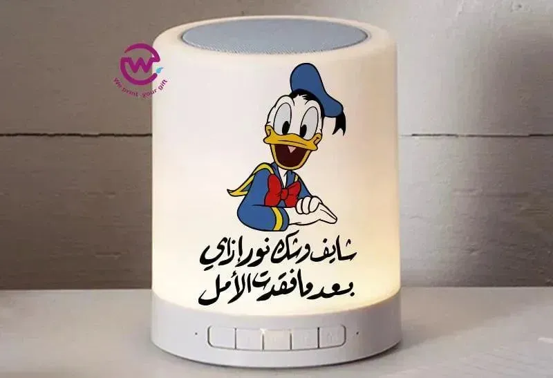 Touch-Lamp speaker- comic-B
