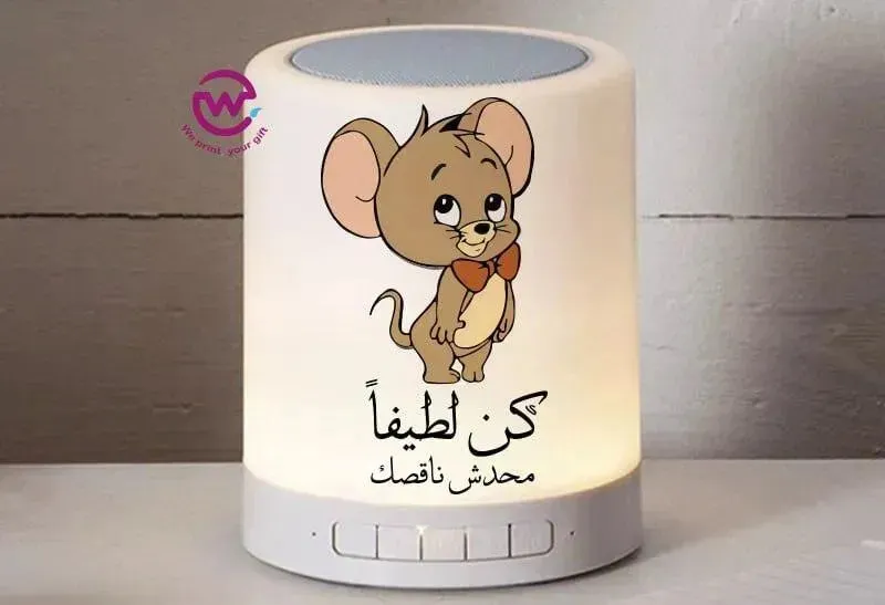 Touch-Lamp speaker- comic-B