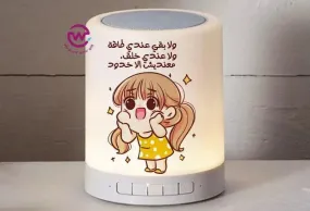 Touch-Lamp speaker- comic-B