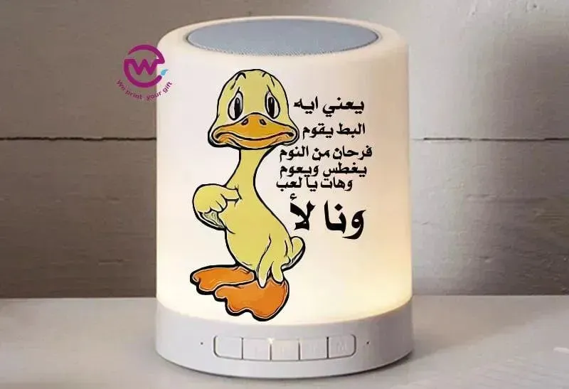 Touch-Lamp speaker- comic-B