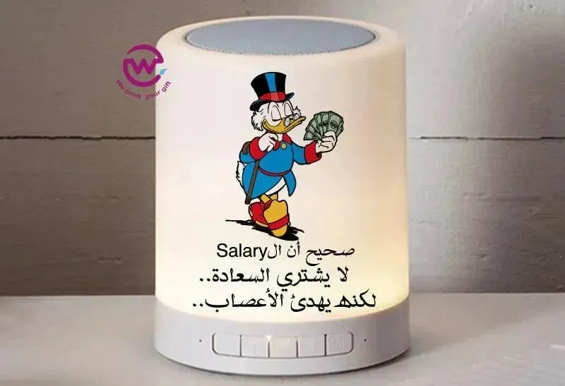 Touch-Lamp speaker- comic-B