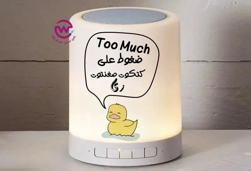 Touch-Lamp speaker- comic-C