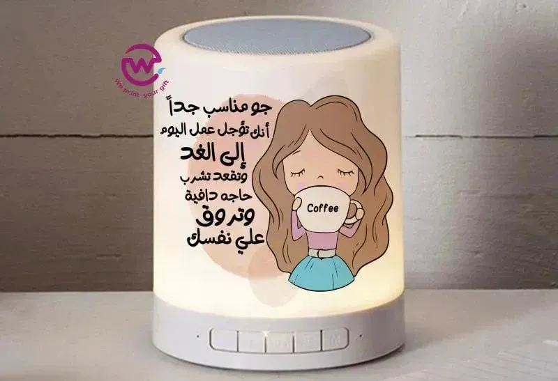 Touch-Lamp speaker- comic-C