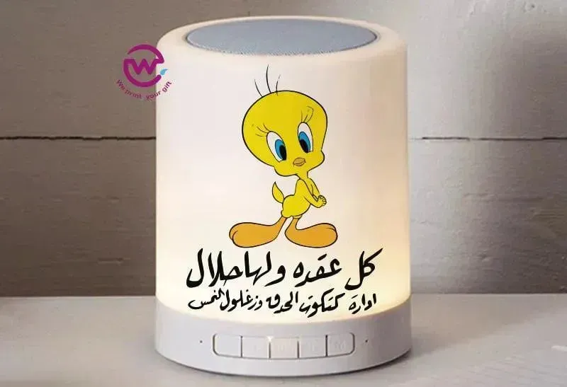 Touch-Lamp speaker- comic-C