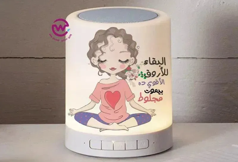 Touch-Lamp speaker- comic-C