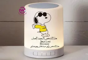 Touch-Lamp speaker- comic-C