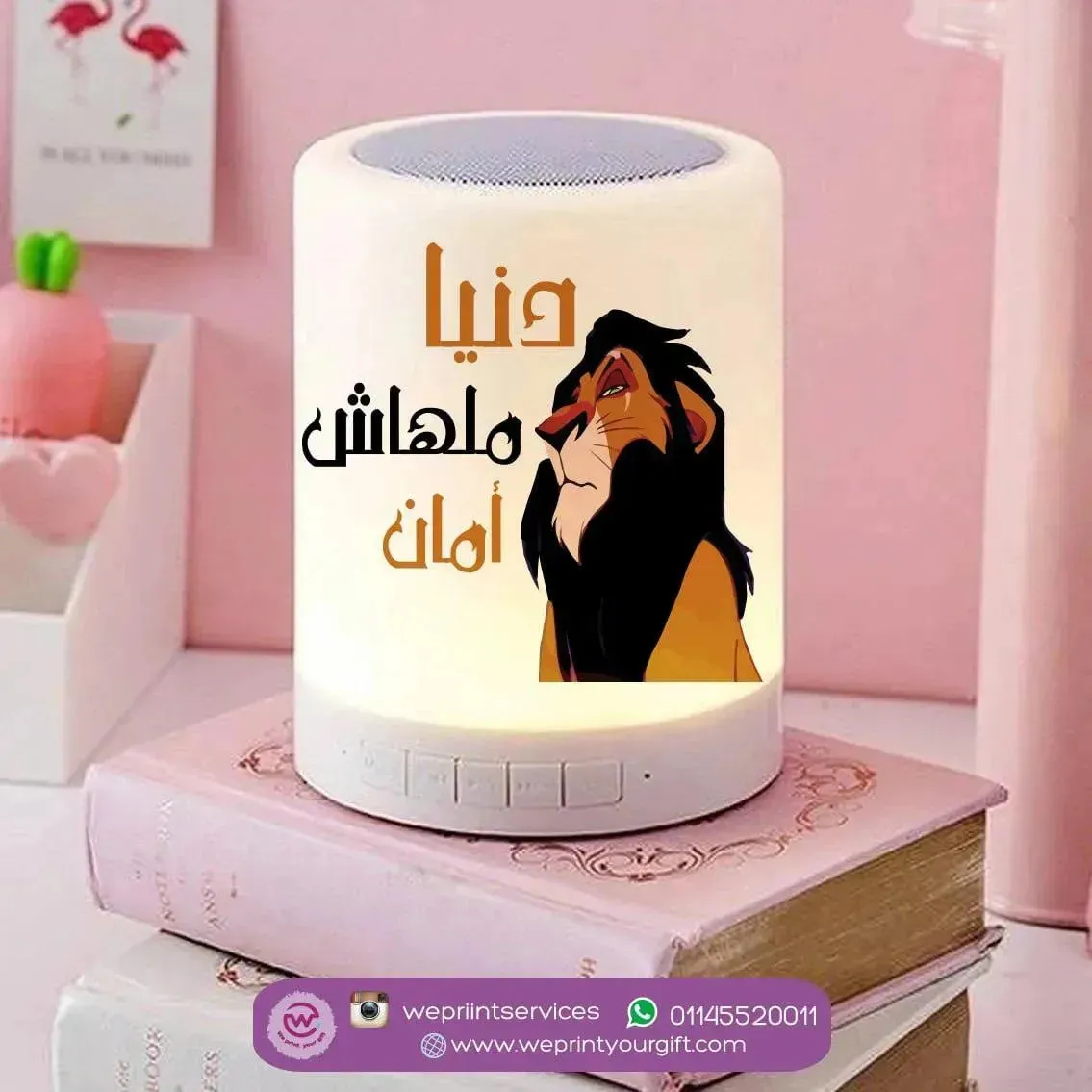 Touch-Lamp speaker- Lion King