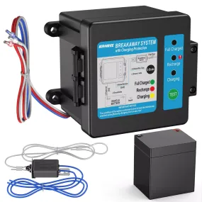 Trailer Brake Breakaway Kit With Charger