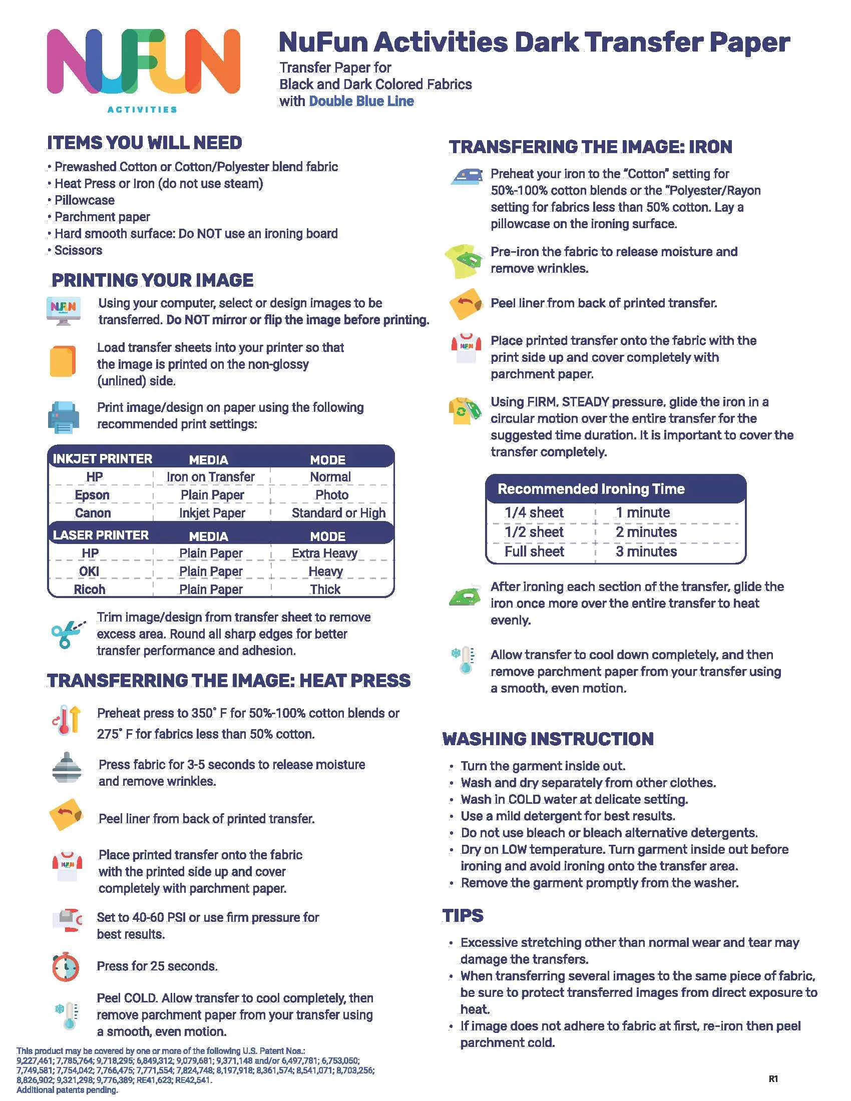 Transfer Paper Light and Dark Combo Pack 8.5"x11"