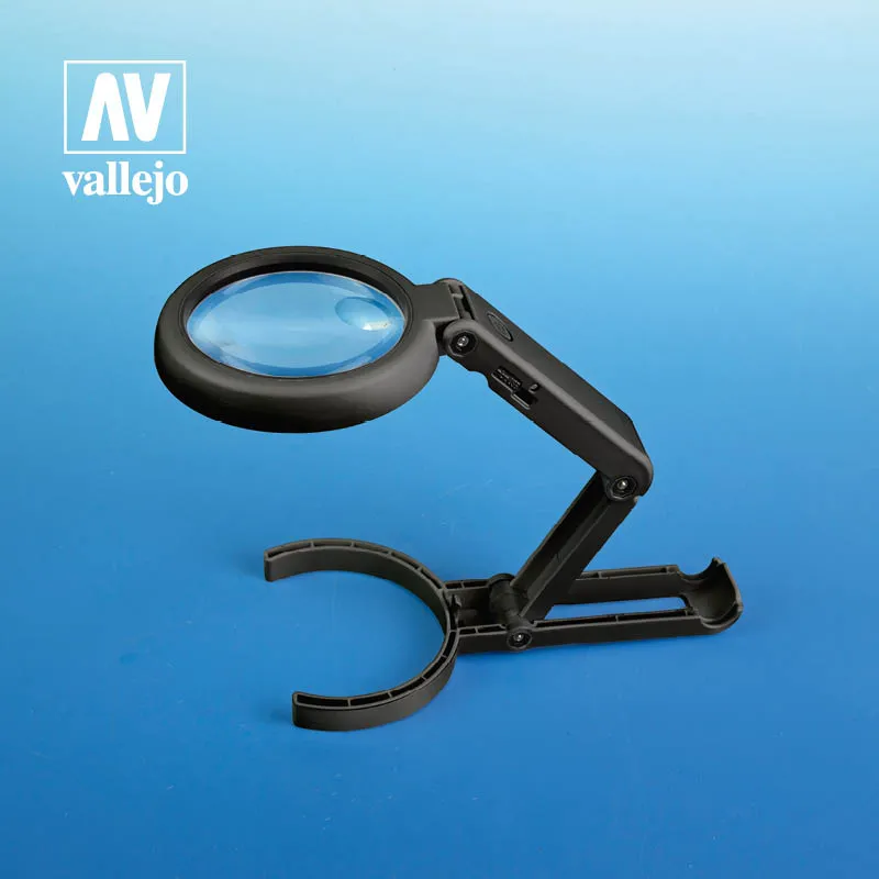 Vallejo Hobby Tools: Foldable LED Magnifier (with inbuilt stand)