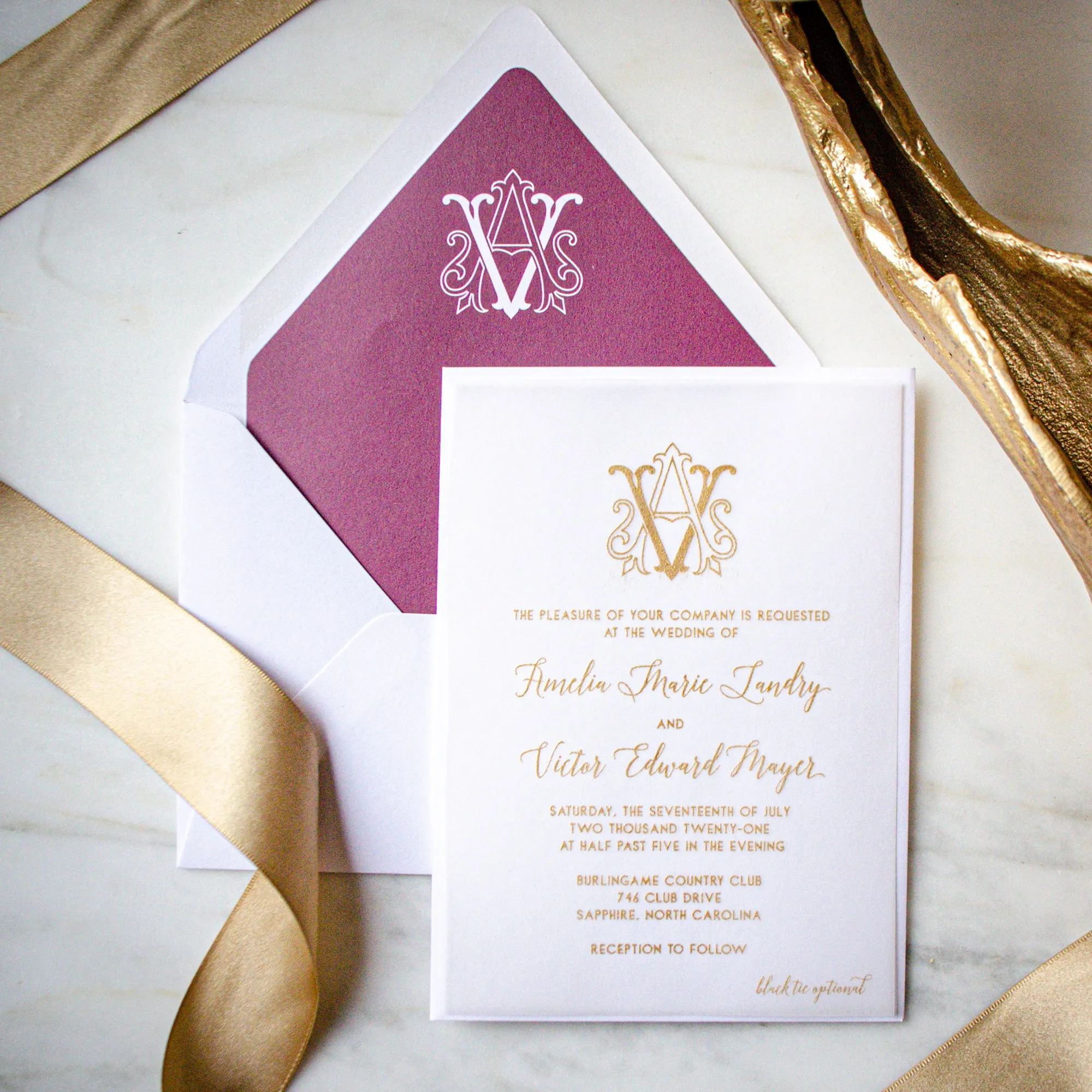 Vellum Wedding Invitations