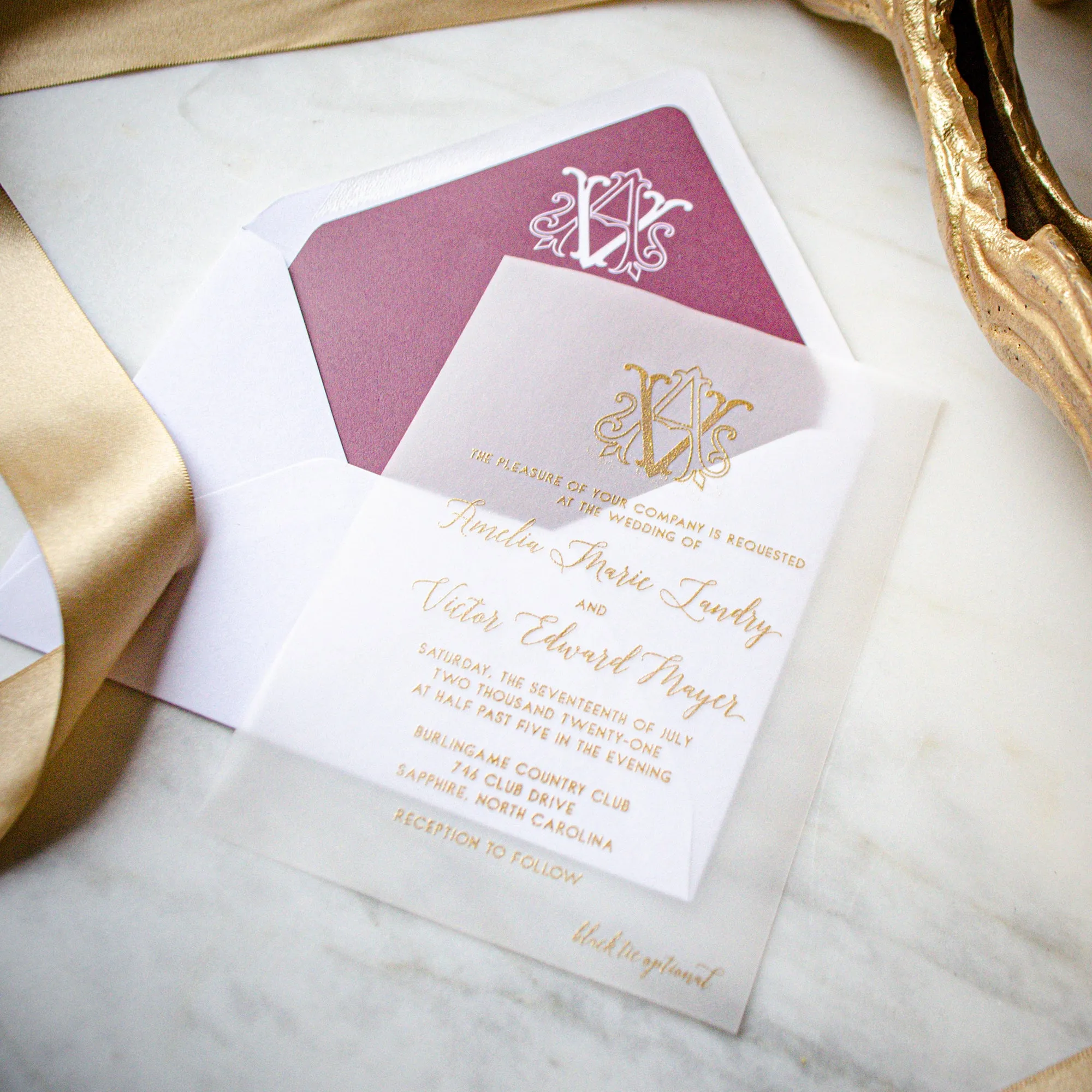 Vellum Wedding Invitations