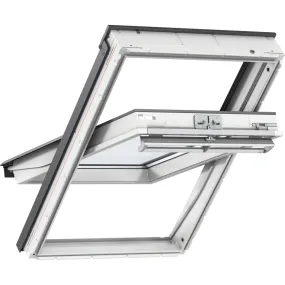 VELUX GGU MK04 0070 White Maintenance Free Centre-Pivot Roof Window (78 x 98 cm)