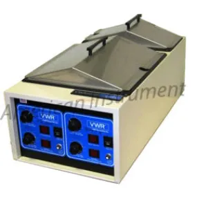 VWR 1250 PC water bath, heat