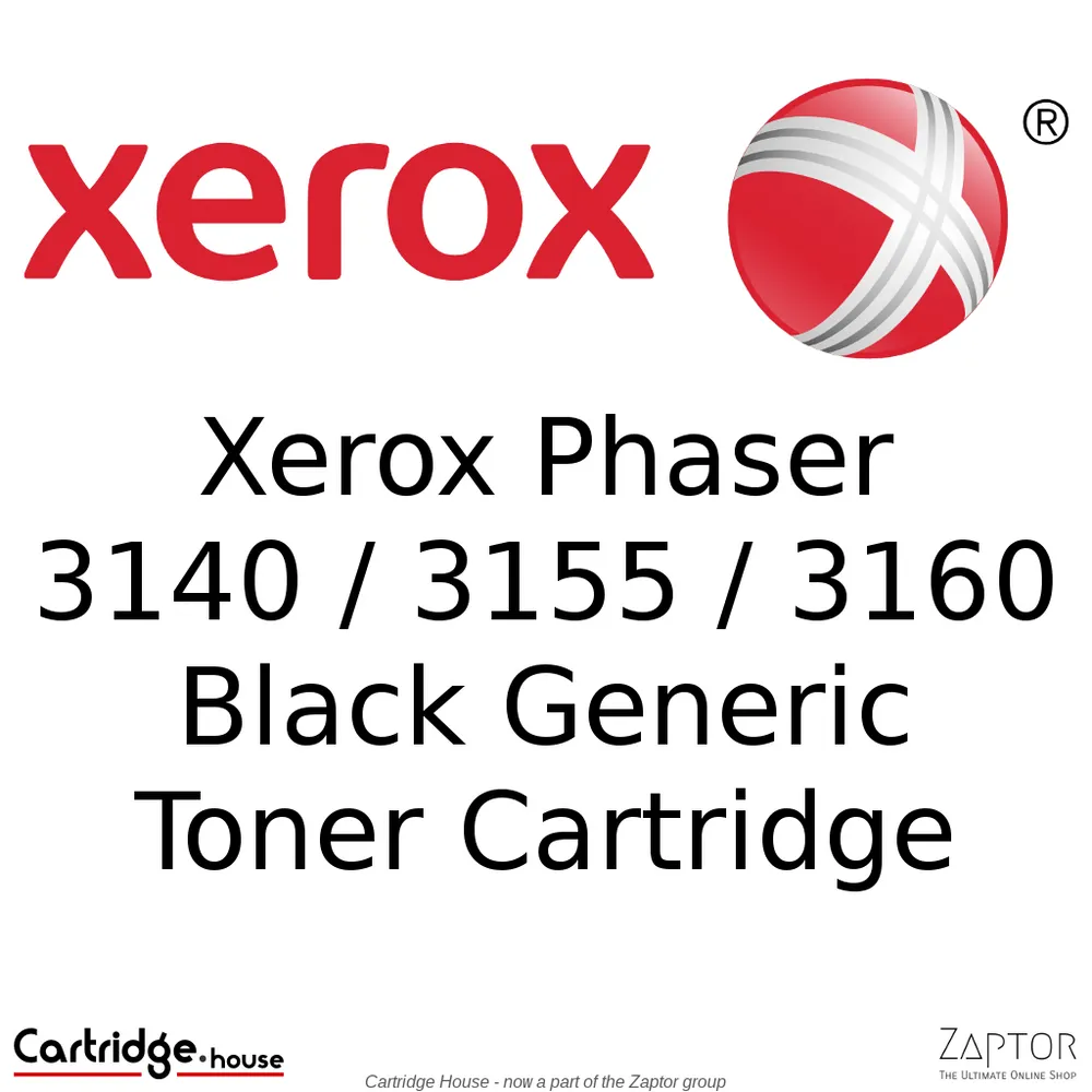 Xerox Phaser 3140, 3155, 3160 Black Compatible Toner Cartridge - Alternate Brand, A-X-P3140/P3155/P3160-BK