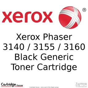 Xerox Phaser 3140, 3155, 3160 Black Compatible Toner Cartridge - Alternate Brand, A-X-P3140/P3155/P3160-BK