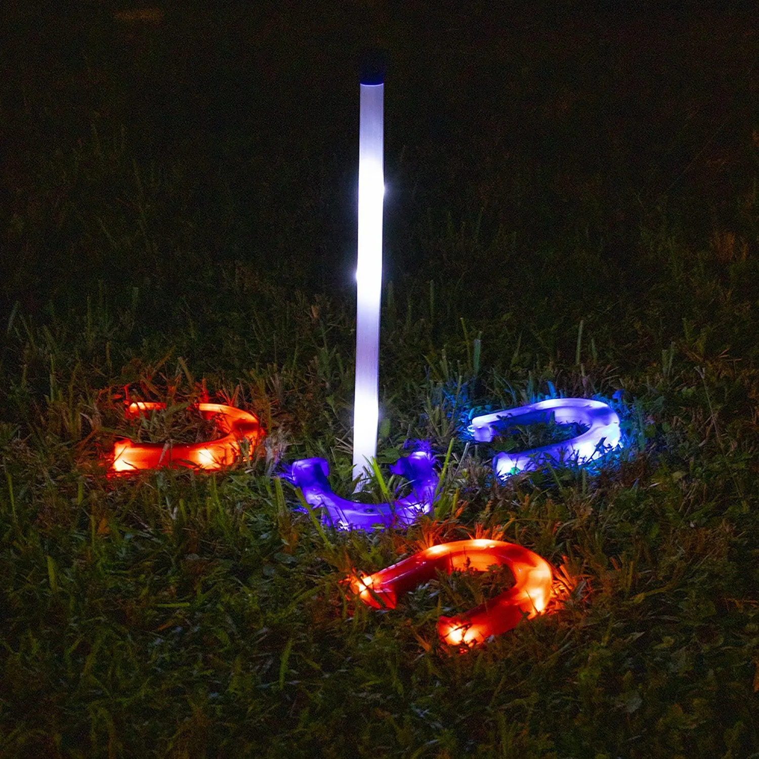 YardCandy Illuminated Horseshoes